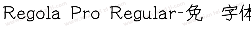 Regola Pro Regular字体转换